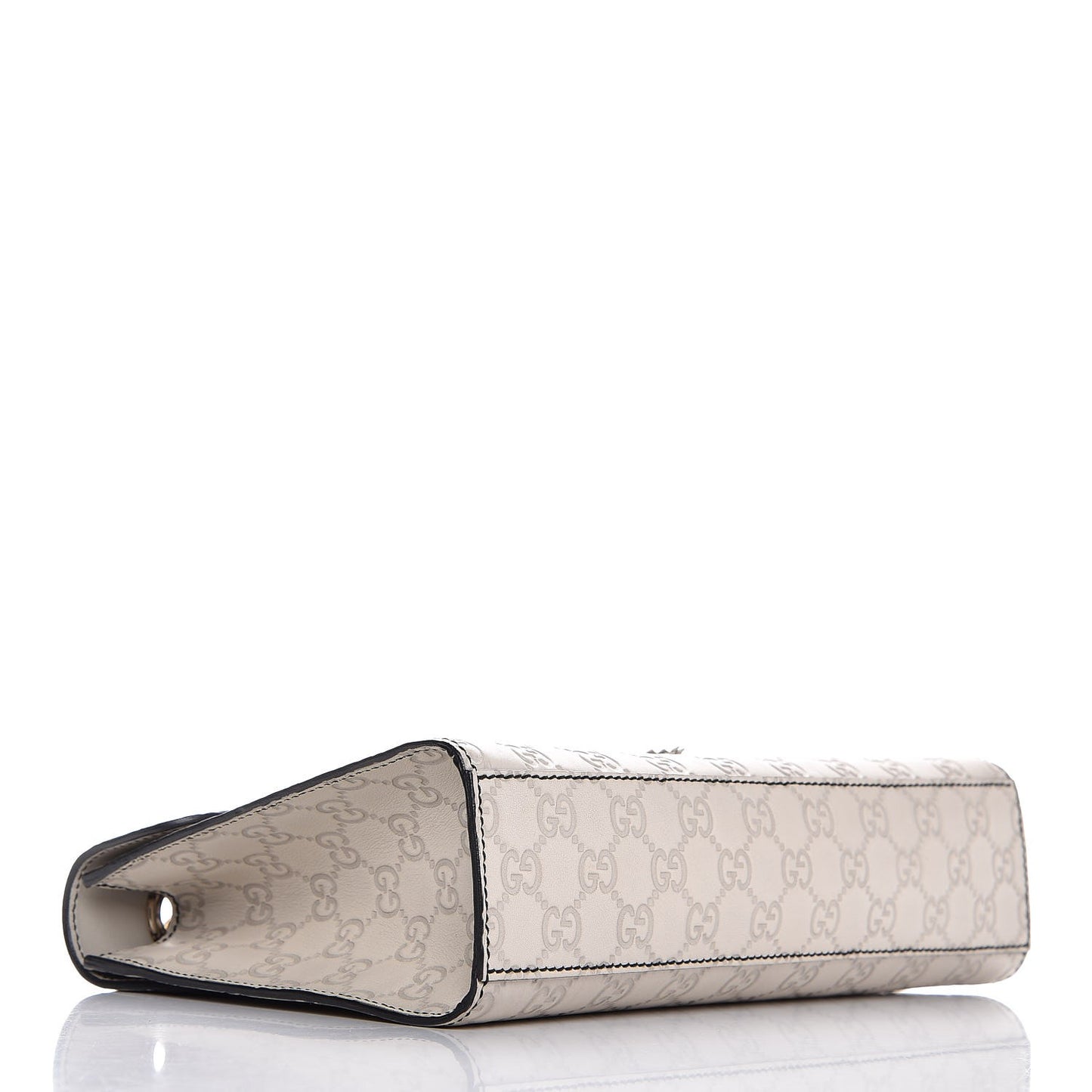 Guccissima Signature Medium Emily Chain Shoulder Bag Mystic White