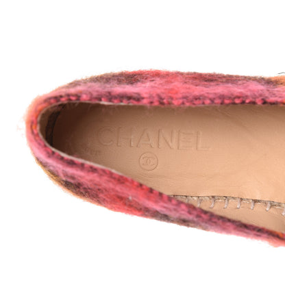 Chanel Tweed CC Espadrilles 41 Brown Pink 9 of 10