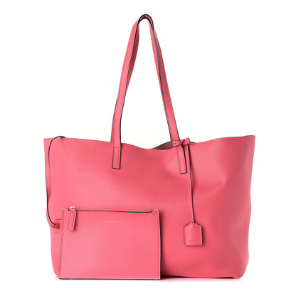 Saint Laurent Calfskin Large Shopping Tote Pale Rose 1 of 10