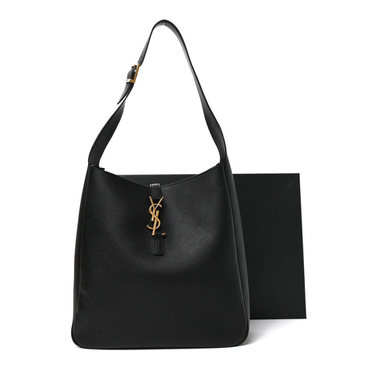 Smooth Calfskin Large Le 5 A 7 Soft Hobo Black