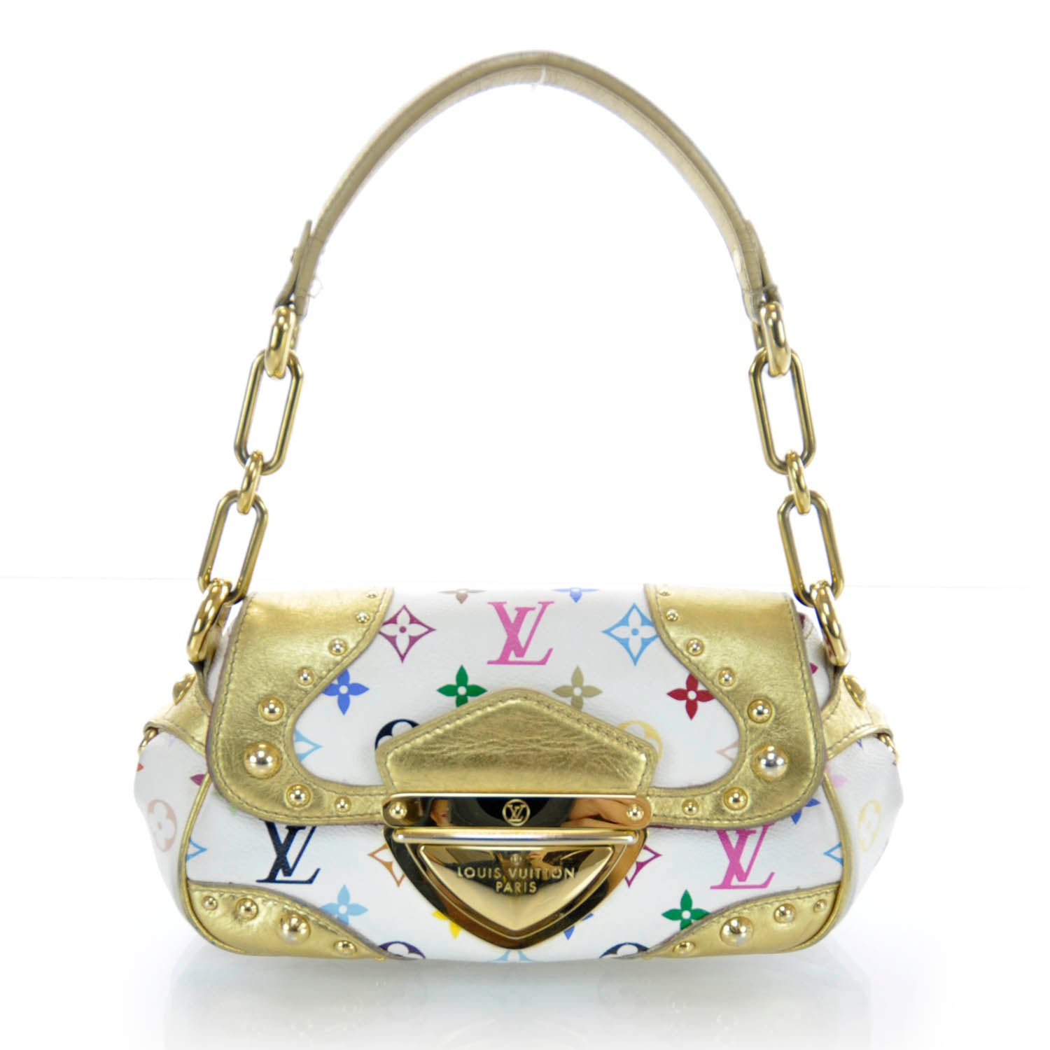 Louis Vuitton Monogram Multicolor Marilyn White Gold 1 of 9