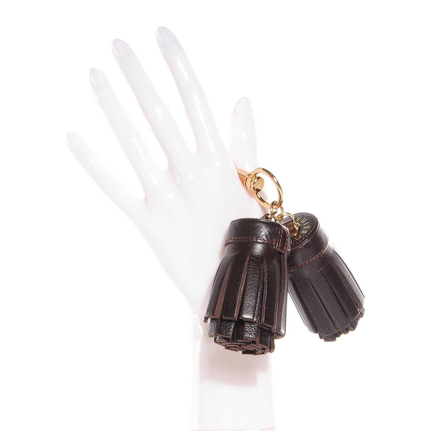 Louis Vuitton Calfskin Circus Bag Charm Marron 2 of 5