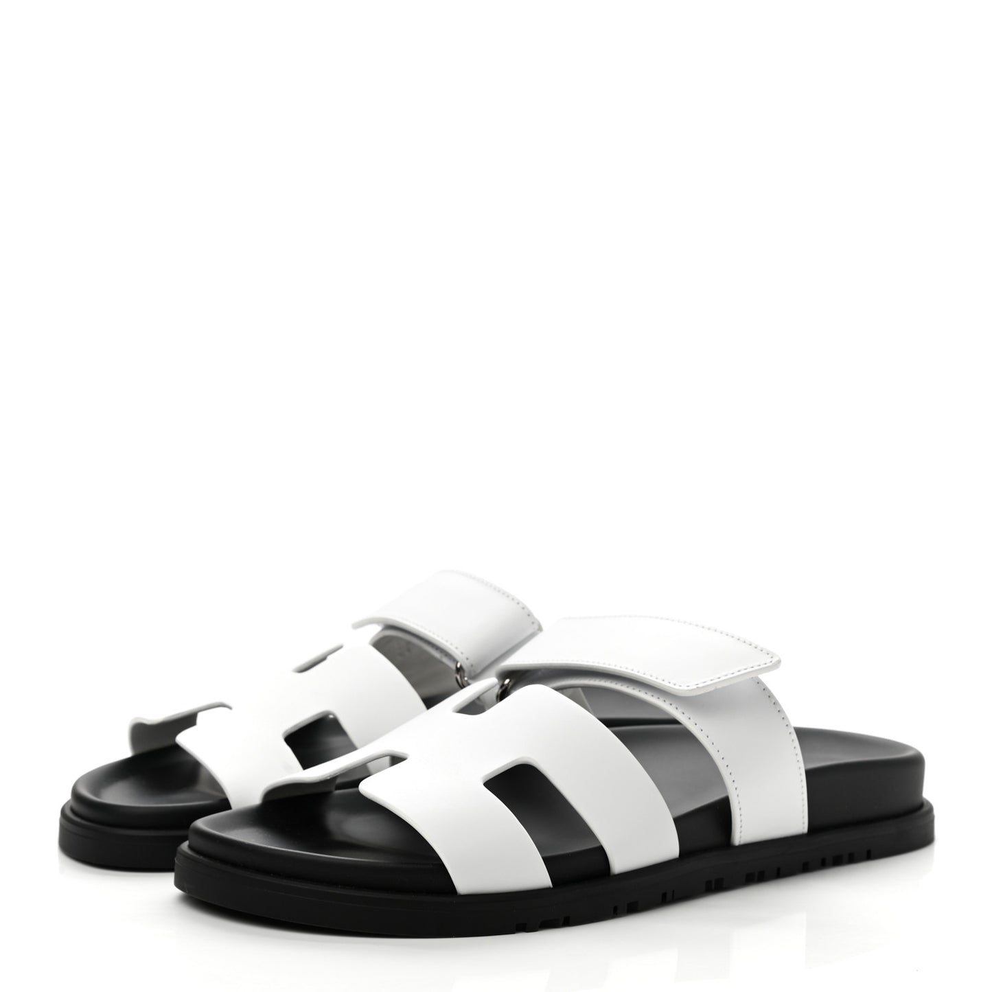 Calfskin Womens Chypre Sandals 38.5 White
