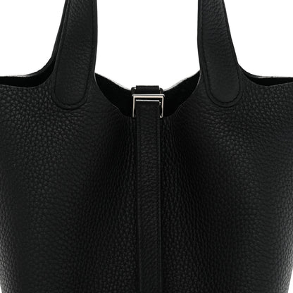 Hermes Taurillon Clemence Picotin Lock 18 PM Black 8 of 11