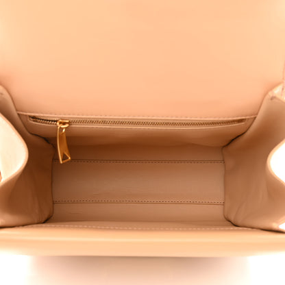 Bottega Veneta Box Calfskin Nappa Clip Bag Almond Gold 5 of 10