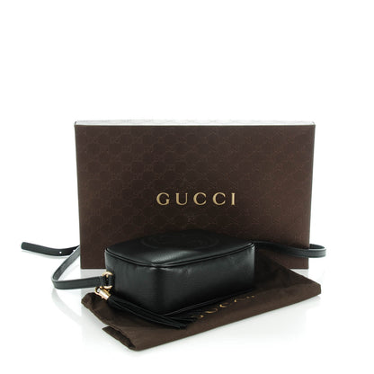 Gucci Pebbled Calfskin Small Soho Disco Bag Black 4 of 7