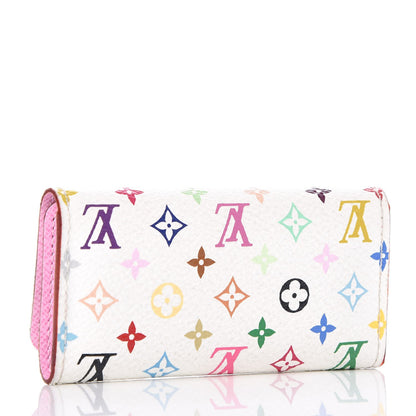 Louis Vuitton Monogram Multicolor Multicles 4 Key Holder White Litchi 3 of 7