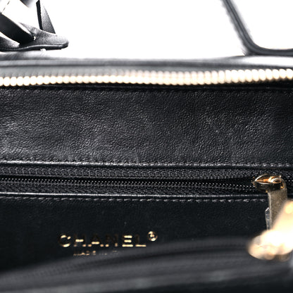 Chanel Caviar Quilted Medium CC Filigree Vanity Case Black 12 of 14