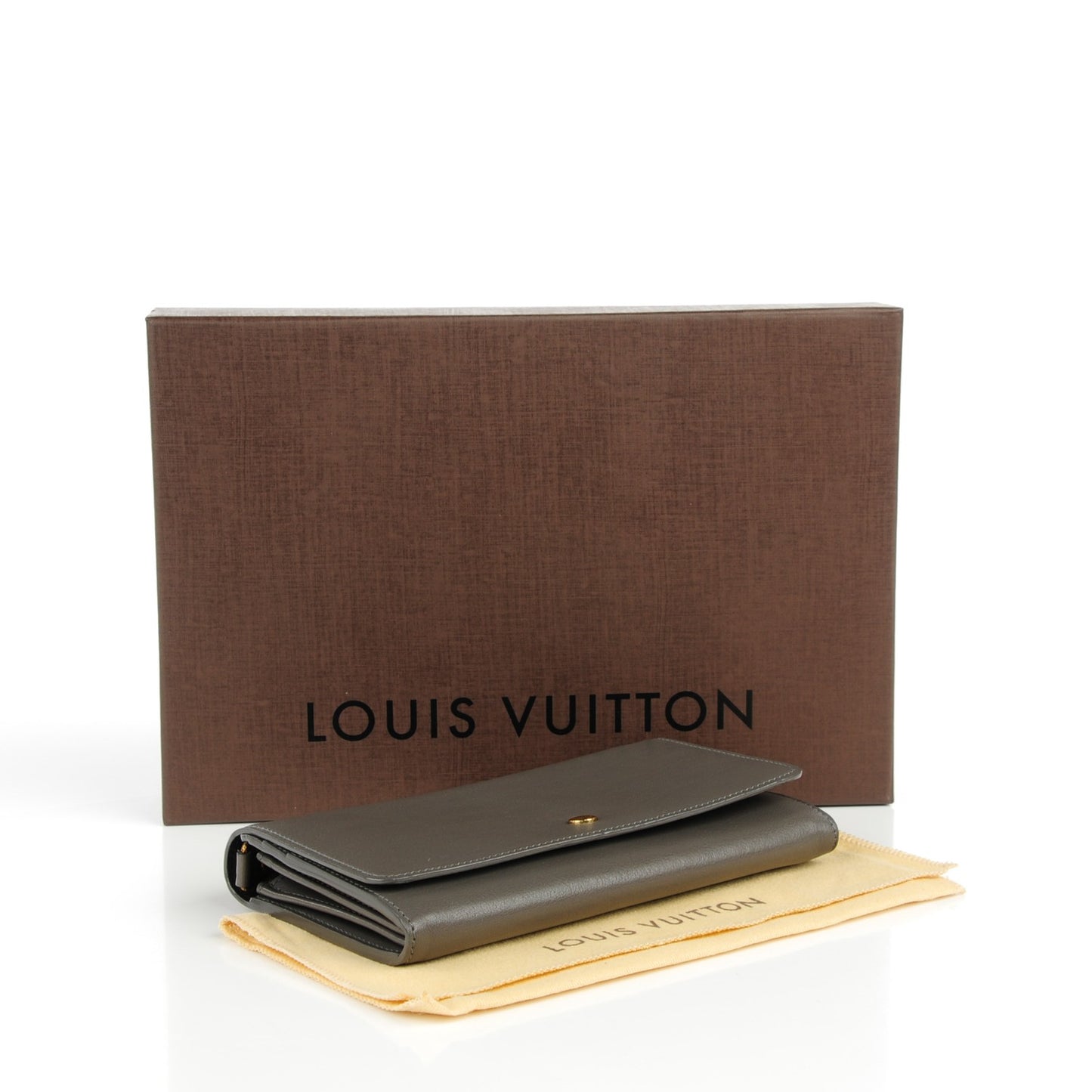 Cuir Boudoir Sarah Chain Wallet Gray