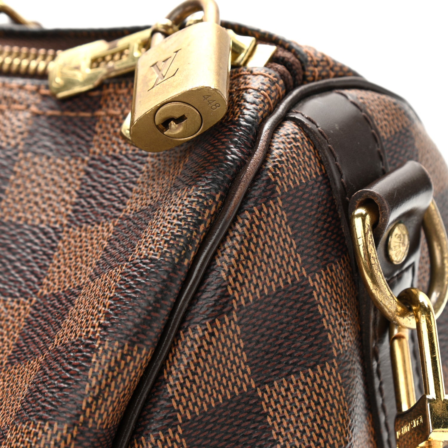 Louis Vuitton Damier Ebene Speedy Bandouliere 30 12 of 19