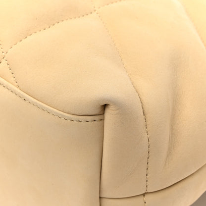 Saint Laurent Lambskin Quilted Small Loulou Puffer Monogram Chain Satchel Crema Soft 12 of 13