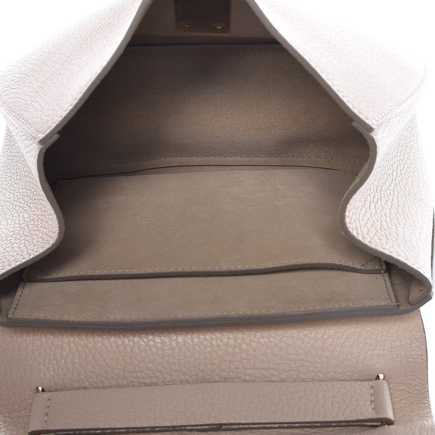 Chloe Grained Lambskin Drew Shoulder Bag Motty Grey 5 of 8