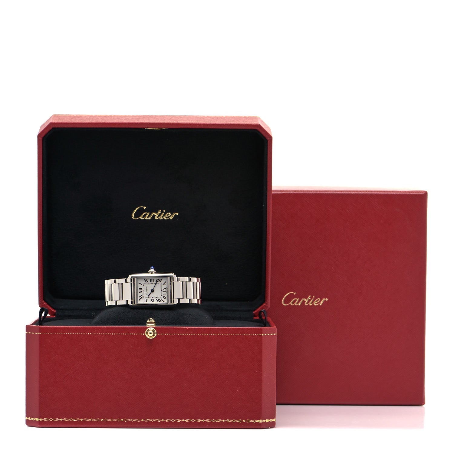 Cartier Stainless Steel 22mm Tank Must Quartz Watch 5 of 5