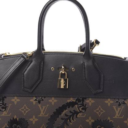 Louis Vuitton Calfskin Monogram Blossom City Steamer MM 10 of 10