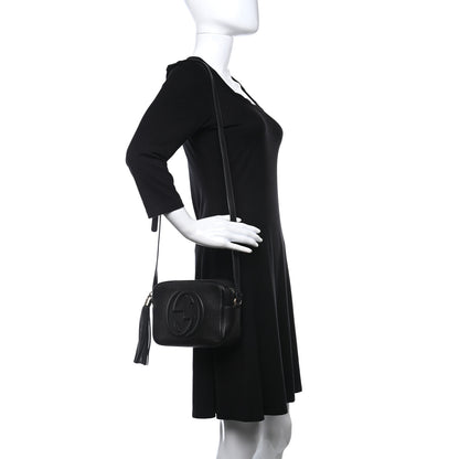 Gucci Pebbled Calfskin Small Soho Disco Bag Black 9 of 9