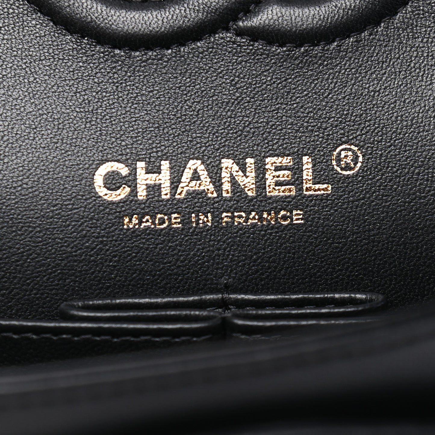 Lambskin Quilted Small Double Flap Black