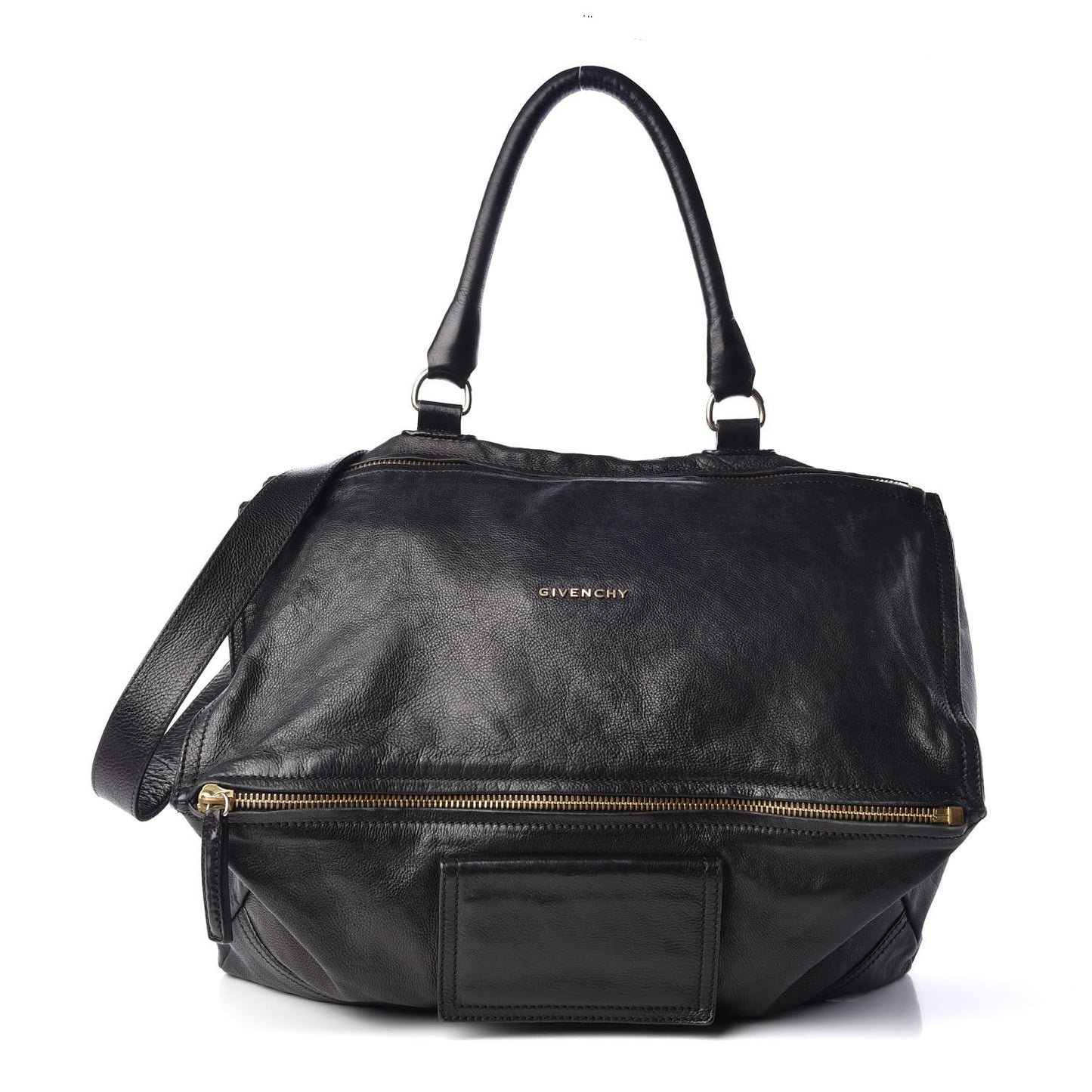 Sugar Goatskin Large Pandora Black