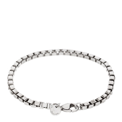 Tiffany Sterling Silver 4mm Venetian Link Bracelet 2 of 4