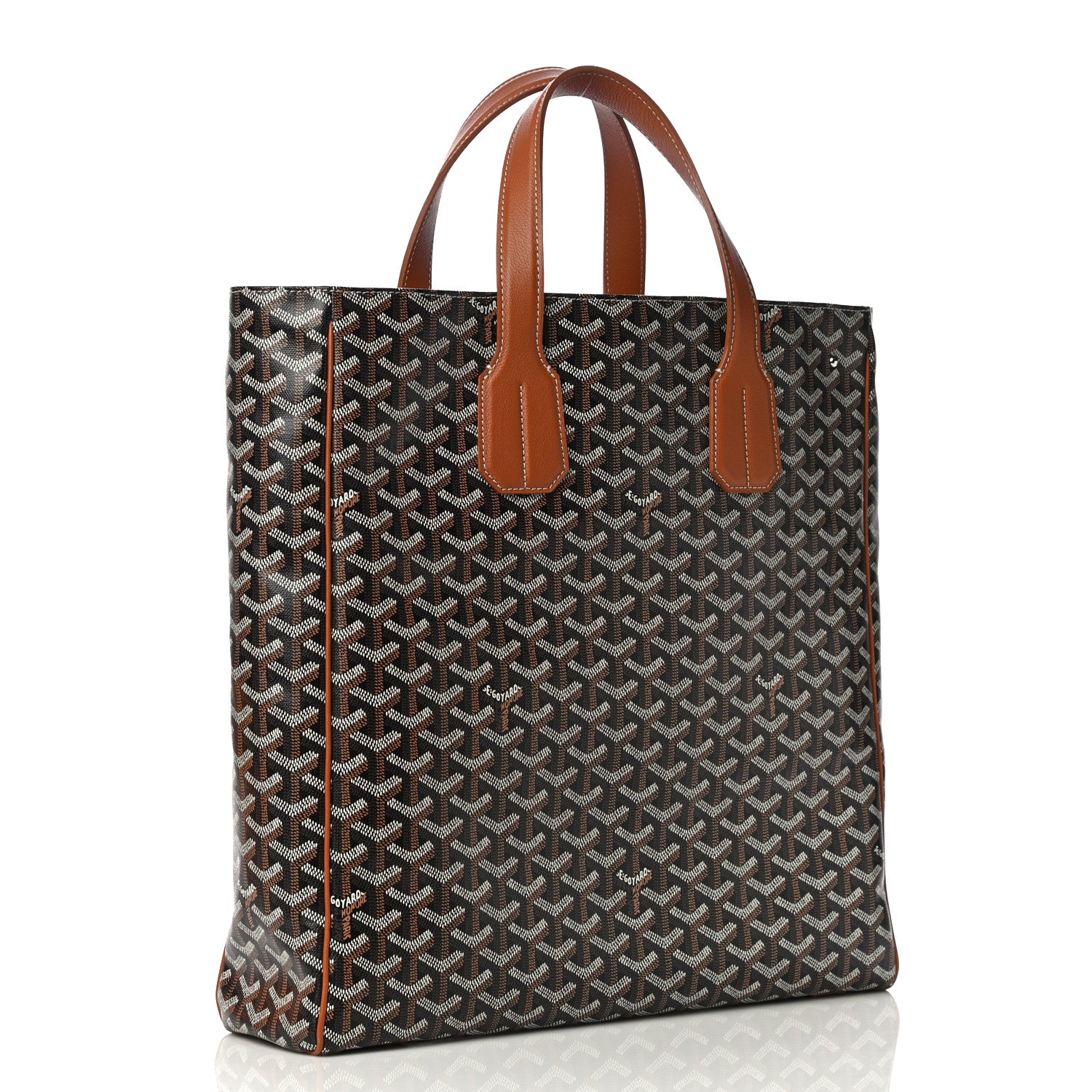 Goyard Goyardine Voltaire III Tote Black Gold 3 of 9