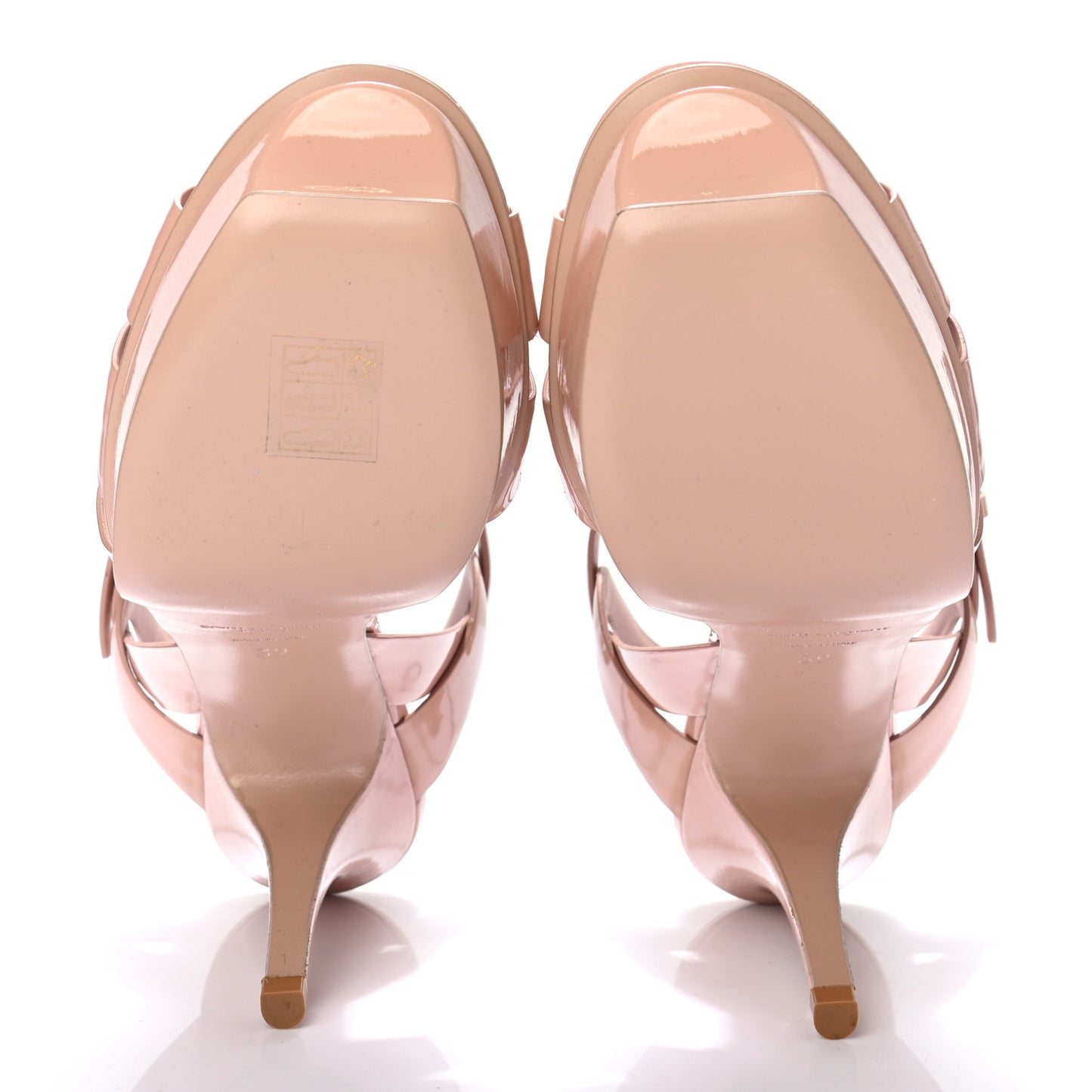 Patent Tribute 75 Platform Sandals 39 Pale Pink