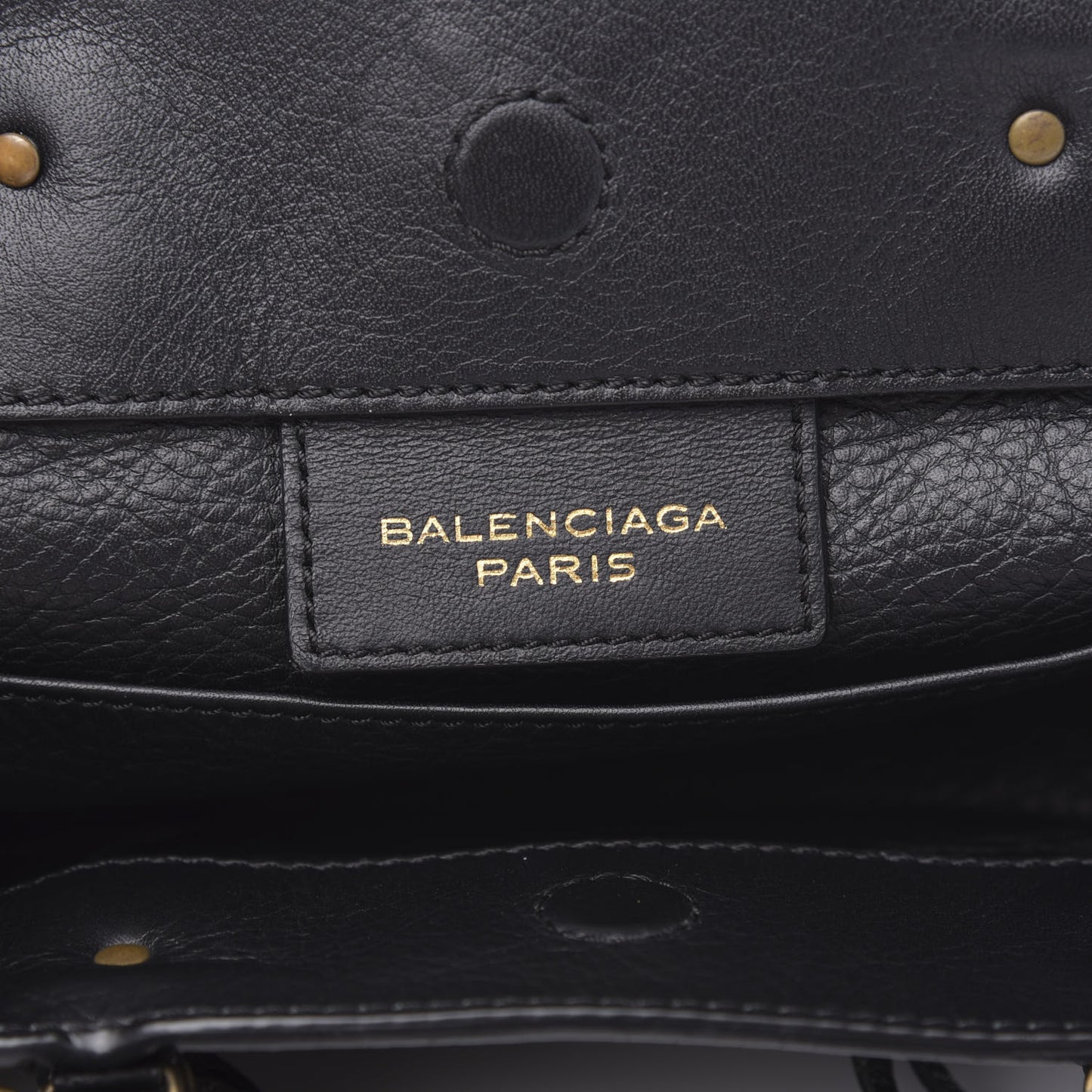 Calfskin Papier Mini A4 Tote Black