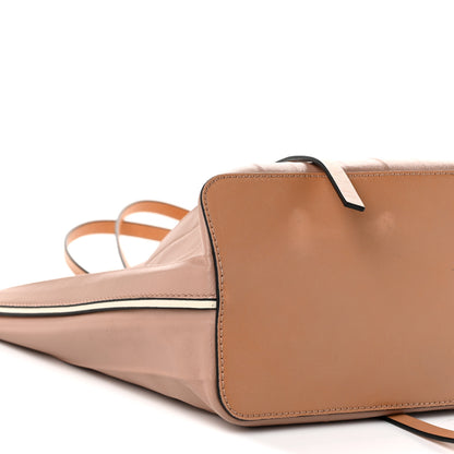 Valentino Garavani Calfskin Pleated Tote Dusty Rose 8 of 13
