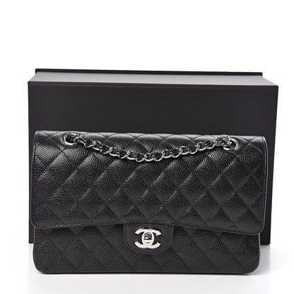 Chanel Caviar Quilted Medium Double Flap Black 11 of 11