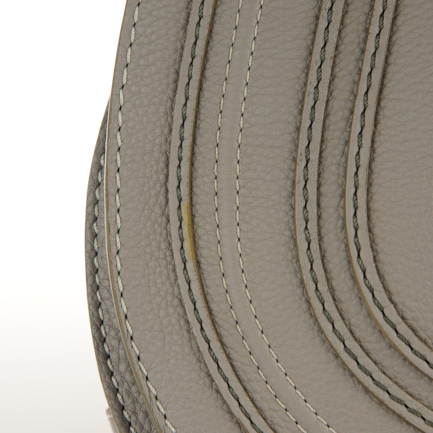 Calfskin Medium Marcie Round Crossbody Bag Cashmere Grey