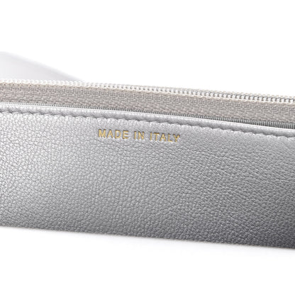 Chanel Metallic Goatskin Quilted 19 Wallet On Chain WOC Silver 6 of 12