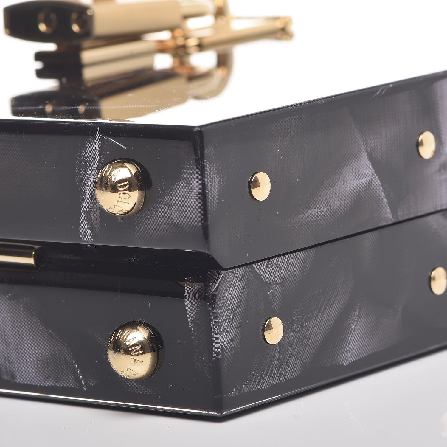 Dolce & Gabbana Plexiglass Dolce Box Clutch 7 of 9