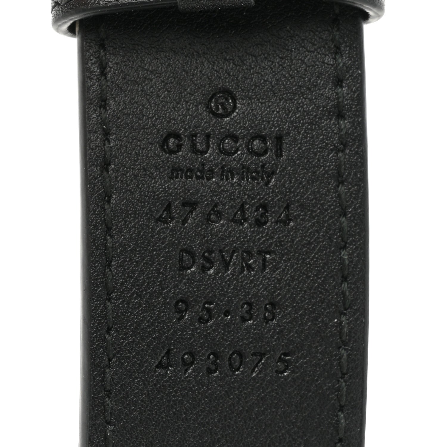 Gucci Calfskin Matelasse GG Marmont Belt Bag 95 38 Black 8 of 10