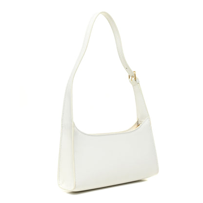 Celine Smooth Calfskin Cuir Triomphe Shoulder Bag White 3 of 21