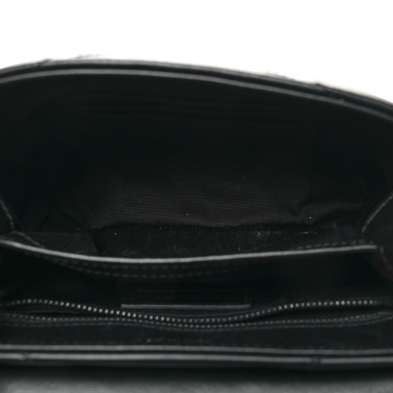 Saint Laurent Calfskin Y Quilted Monogram Monochrome Toy Loulou Crossbody Bag Black 5 of 11