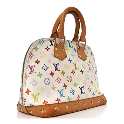 Louis Vuitton Monogram Multicolor Alma White 3 of 9