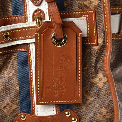 Louis Vuitton Monogram Rayures Tisse Sac GM Blue 18 of 18
