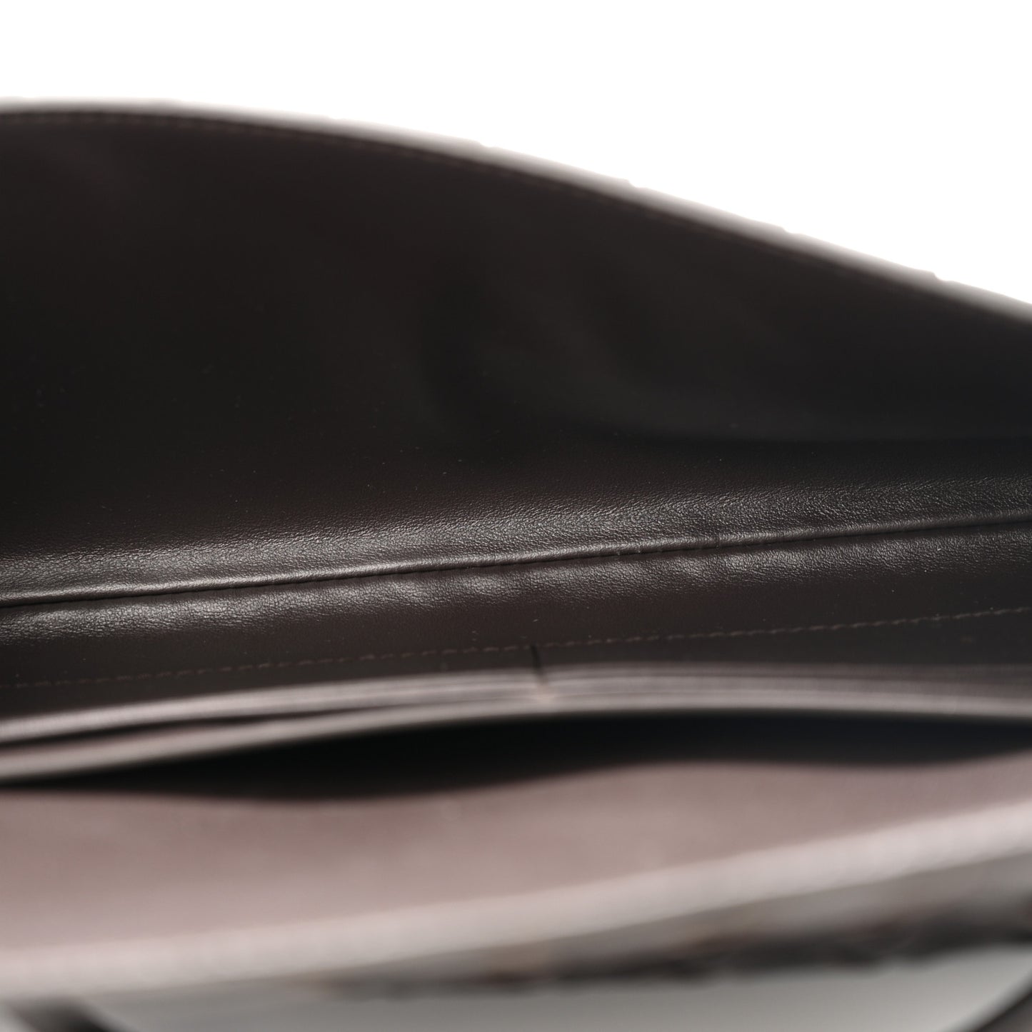 Nappa Intrecciato Long Andiamo Top Handle Clutch Fondant