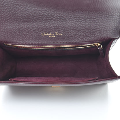 Christian Dior Grained Calfskin Medium Diorama Flap Bag Amaranth 5 of 12