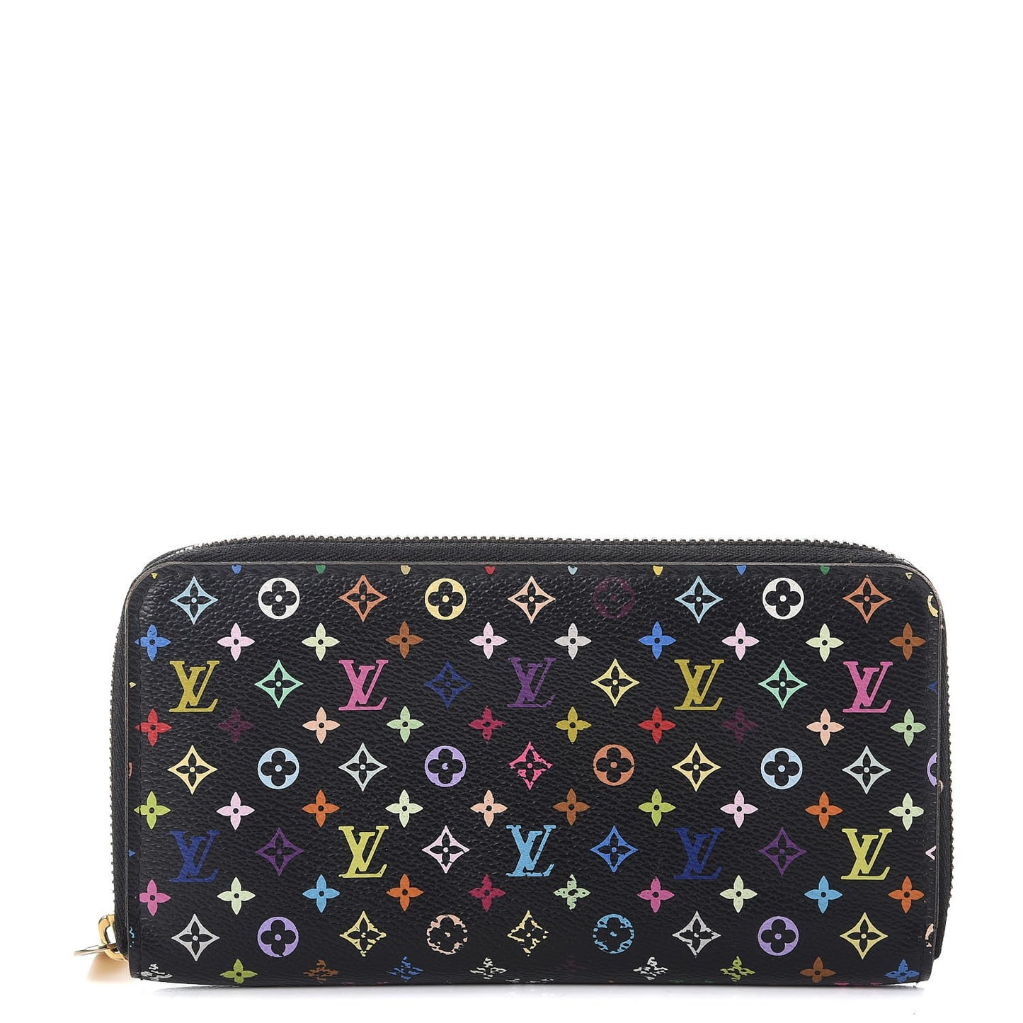 Monogram Multicolor Zippy Wallet Black