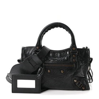 Balenciaga Agneau Classic Hardware Mini City Black 3 of 11