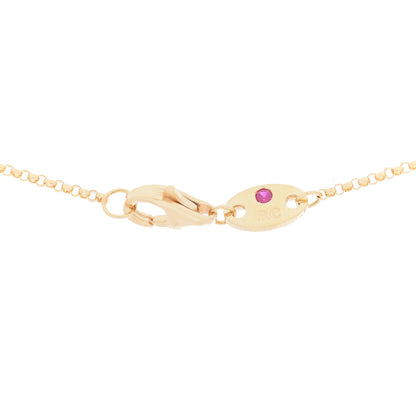 Roberto Coin 18K Yellow Gold Mother of Pearl Pois Mois Pendant Necklace 3 of 3