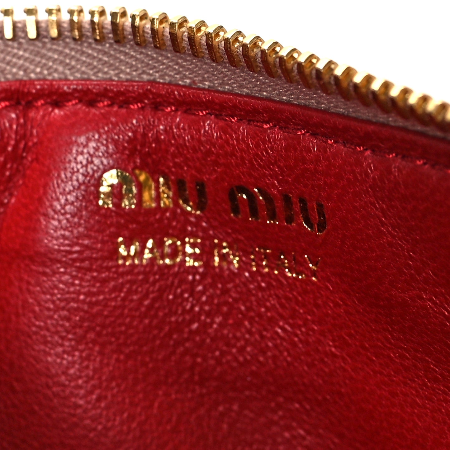 Goatskin Madras Love Zip Card Holder Orchidea