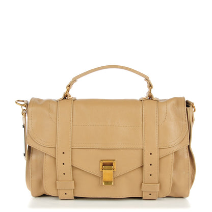 Proenza Schouler Lambskin Medium PS1 Satchel Sahara 1 of 8