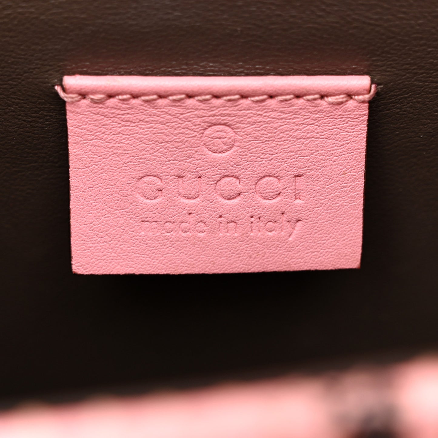 Snakeskin Enamel Mini Dionysus Shoulder Bag Pastel Pink