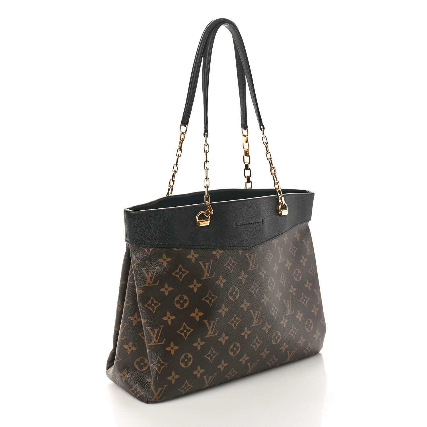 Louis Vuitton Monogram Pallas Shopper Black 3 of 10