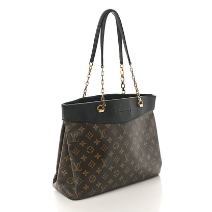 Louis Vuitton Monogram Pallas Shopper Black 3 of 10