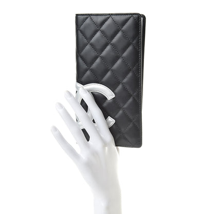 Chanel Calfskin Quilted Cambon Agenda Planner Black Silver 2 of 10