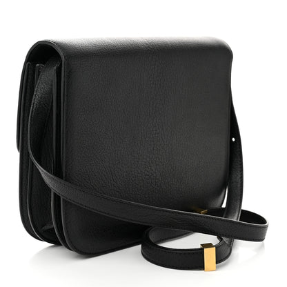 Celine Goatskin Medium Classic Box Flap Bag Black 3 of 10