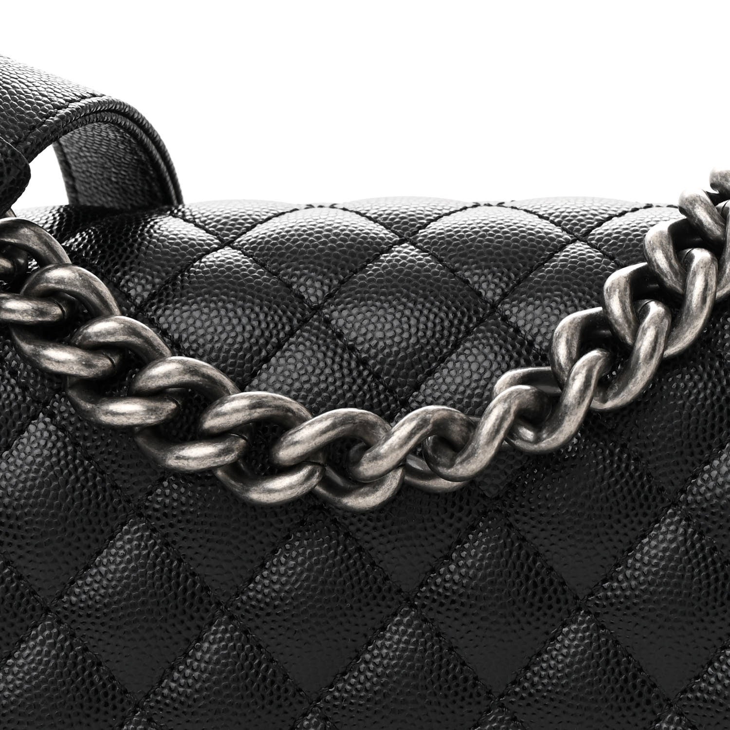 Chanel Caviar Quilted Small Boy Flap Black 8 of 10