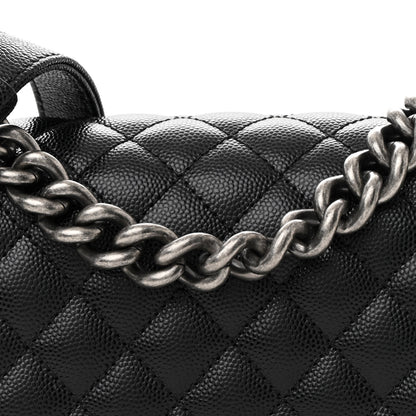 Chanel Caviar Quilted Small Boy Flap Black 8 of 10
