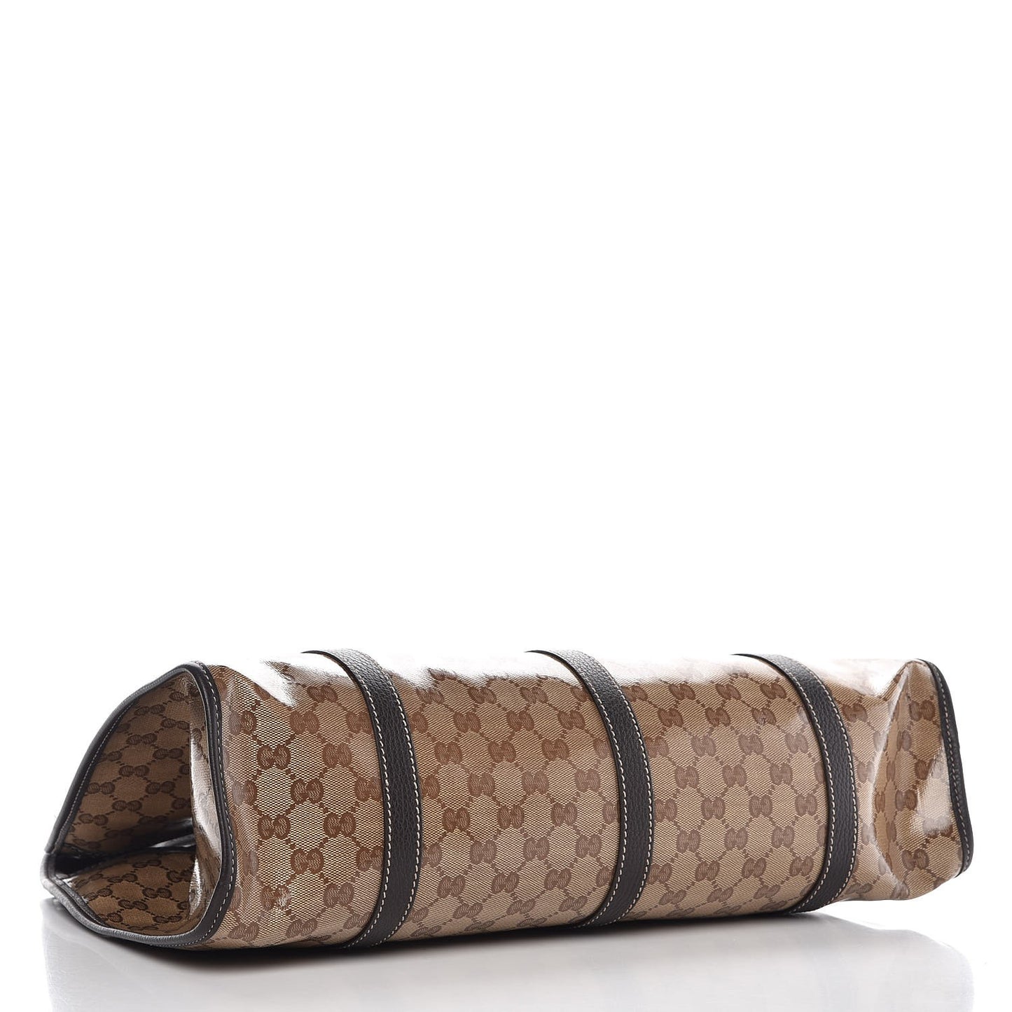 Crystal Monogram Dollar Calfskin Medium Joy Shoulder Bag Beige Ebony Testa Di Moro